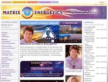 Tablet Screenshot of matrixenergetics.com